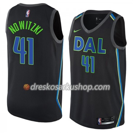 Muški NBA Dres Dallas Mavericks Dirk Nowitzki 41 Nike City Edition Swingman